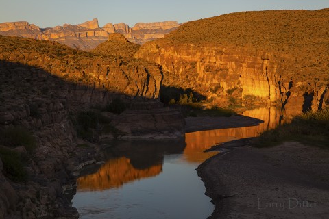 Rio Grande near Boquillas Canyon in Big Bend National Park, Texas