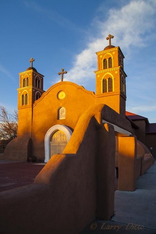 400 year old church in Socorro, New Mexico.