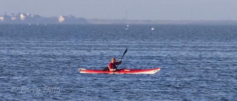 A beautiful morning to kayak the shallow Laguna Madre. 