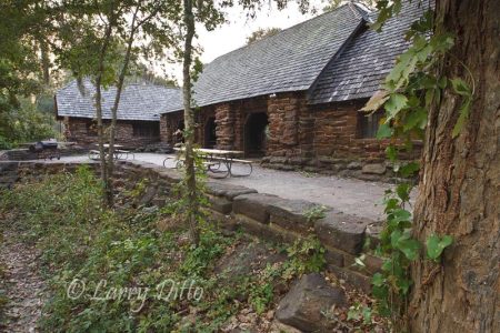 Pavilion constructed by CCC's at Palmeto State Park, Gonzalez, Texas