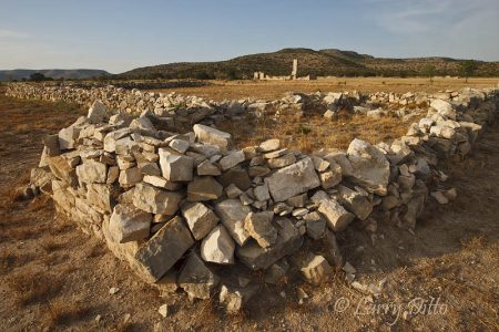 Fort Lancaster ruins southwest of Ozona, Texas