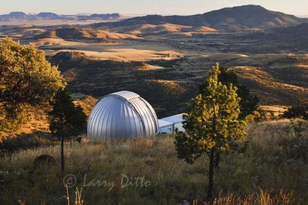 Telescope at McDonald Observatory, Davis Mountains, west Texas