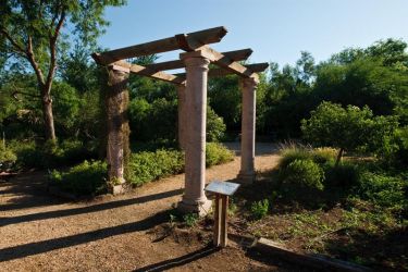 At the North American Butterfly Association butterfly park, this archway is where your butterfly safari begins. The trailhead, office and parking lot are surrounded by acres of butterfly plants.