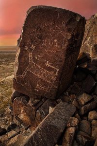 Petroglyph at Three Rivers Site, BLM, NM