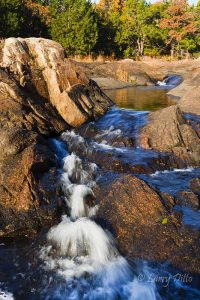 Creek in the Wichita Mts. National Wildlife Refuge, Oklahoma, autumn